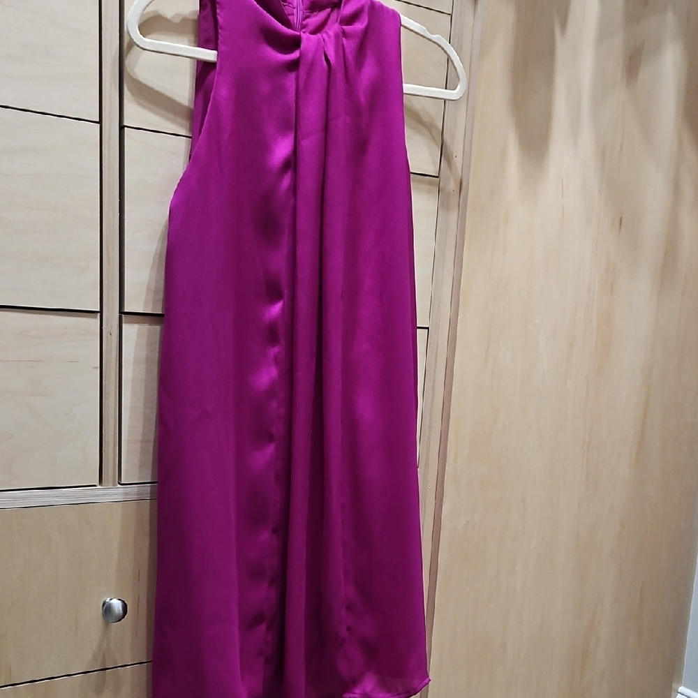 Magenta Sleeveless Dress